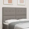 VIDAXL Tête De Lit Capitonnée Taupe 160 Cm En Tissu
