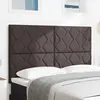 Tête de lit vidaXL marron foncé 160 cm tissu
