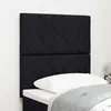 Tête De Lit En Tissu Geometric Manuel Noir 80 Cm Tissu Vidaxl