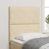 Tête De Lit En Tissu Geometric Manuel Crème 80 Cm Tissu Vidaxl