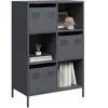 vidaXL Buffet haut anthracite 68x39x103,5 cm acier