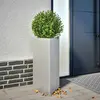 vidaXL Jardinières 2 pcs triangulaire 40x34,5x70 cm acier galvanisé