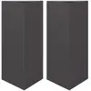 vidaXL Jardinières 2 pcs noir triangulaire 40x34,5x70 cm acier