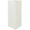 vidaXL Jardinière blanc triangulaire 40x34,5x70 cm acier