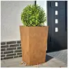 vidaXL Jardinière 45x45x75 cm acier corten