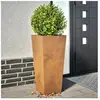 vidaXL Jardinières 2 pcs 35x35x75 cm acier corten