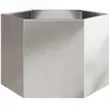 vidaXL Jardinière hexagone 69x60x45 cm acier inoxydable