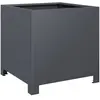 vidaXL Jardinière anthracite 40x40x40 cm acier