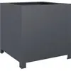 vidaXL Jardinière anthracite 50x50x50 cm acier