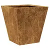 vidaXL Jardinière 30x30x30 cm acier corten