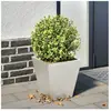 vidaXL Jardinière 30x30x30 cm acier inoxydable