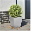 vidaXL Jardinière 30x30x30 cm acier galvanisé