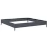 vidaXL Lit surélevé de jardin anthracite 100x100x18,5 cm acier
