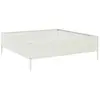 vidaXL Lit surélevé de jardin blanc 100x100x33,5 cm acier