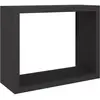 vidaXL Portant de bois de chauffage noir 100x40x80 cm acier
