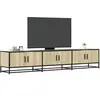 vidaXL Meuble TV chêne sonoma 210x35x41 cm bois d'ingénierie