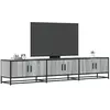 vidaXL Meuble TV sonoma gris 210x35x41 cm bois d'ingénierie