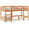 vidaXL Lit mezzanine enfants avec échelle 80x200 cm bois pin massif