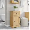 vidaXL Armoire de salle de bain Corona 45x33x80 cm bois de pin massif