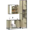 vidaXL Ensemble de meubles de salle de bain 3 pcs chêne sonoma
