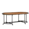 vidaXL Table basse 110x55x40 cm bois massif d'acacia