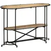vidaXL Table console 110x42x76 cm bois massif de manguier brut