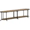 vidaXL Meuble TV 160x42x40 cm bois massif de manguier brut