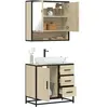 Vidaxl - Ensemble de meubles de salle de bain 2 pcs chêne sonoma