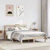 vidaXL Cadre de lit avec tête de lit 140x190 cm bois de pin massif