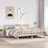 vidaXL Cadre de lit avec tête de lit sans matelas 180x200 cm