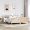 vidaXL Cadre de lit sans matelas 180x200 cm bois massif de pin
