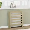 vidaXL Cache-radiateur chêne sonoma 78x20x82 cm bois d'ingénierie