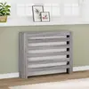 vidaXL Cache-radiateur sonoma gris 104x20x82 cm bois d'ingénierie