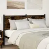 vidaXL Tête de lit chêne fumé 140 cm bois d'ingénierie et acier
