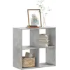 vidaXL Bibliothèque gris béton 68,5x32x68,5 cm bois d'ingénierie