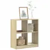 vidaXL Bibliothèque chêne sonoma 68,5x32x75 cm bois d'ingénierie