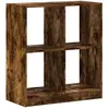 vidaXL Bibliothèque chêne fumé 68,5x32x75 cm bois d'ingénierie