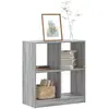 vidaXL Bibliothèque sonoma gris 68,5x32x75 cm bois d'ingénierie