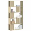 vidaXL Bibliothèque 5 niveaux chêne sonoma bois d'ingénierie
