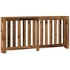 vidaXL Cache-radiateur vieux bois 175x20x82 cm bois d'ingénierie