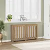 vidaXL Cache-radiateur chêne artisanal 149x20x82 cm bois d'ingénierie