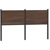 vidaXL Tête de lit chêne marron 150 cm bois d'ingénierie et acier