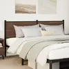 vidaXL Tête de lit chêne marron 180 cm bois d'ingénierie et acier
