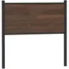 vidaXL Tête de lit chêne marron 75 cm bois d'ingénierie et acier