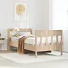 vidaXL Cadre de lit sans matelas 75x190 cm bois de pin massif