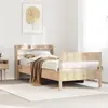vidaXL Cadre de lit sans matelas 75x190 cm bois de pin massif
