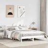 vidaXL Cadre de lit sans matelas blanc 140x200 cm bois de pin massif