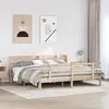 vidaXL Cadre de lit avec tête de lit sans matelas 180x200 cm