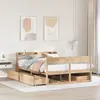 vidaXL Vidaxl Cadre De Lit Sans Matelas 150x200 Cm Bois De Pin Massif