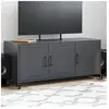 vidaXL Meuble TV anthracite 100,5x39x43,5 cm acier laminé à froid